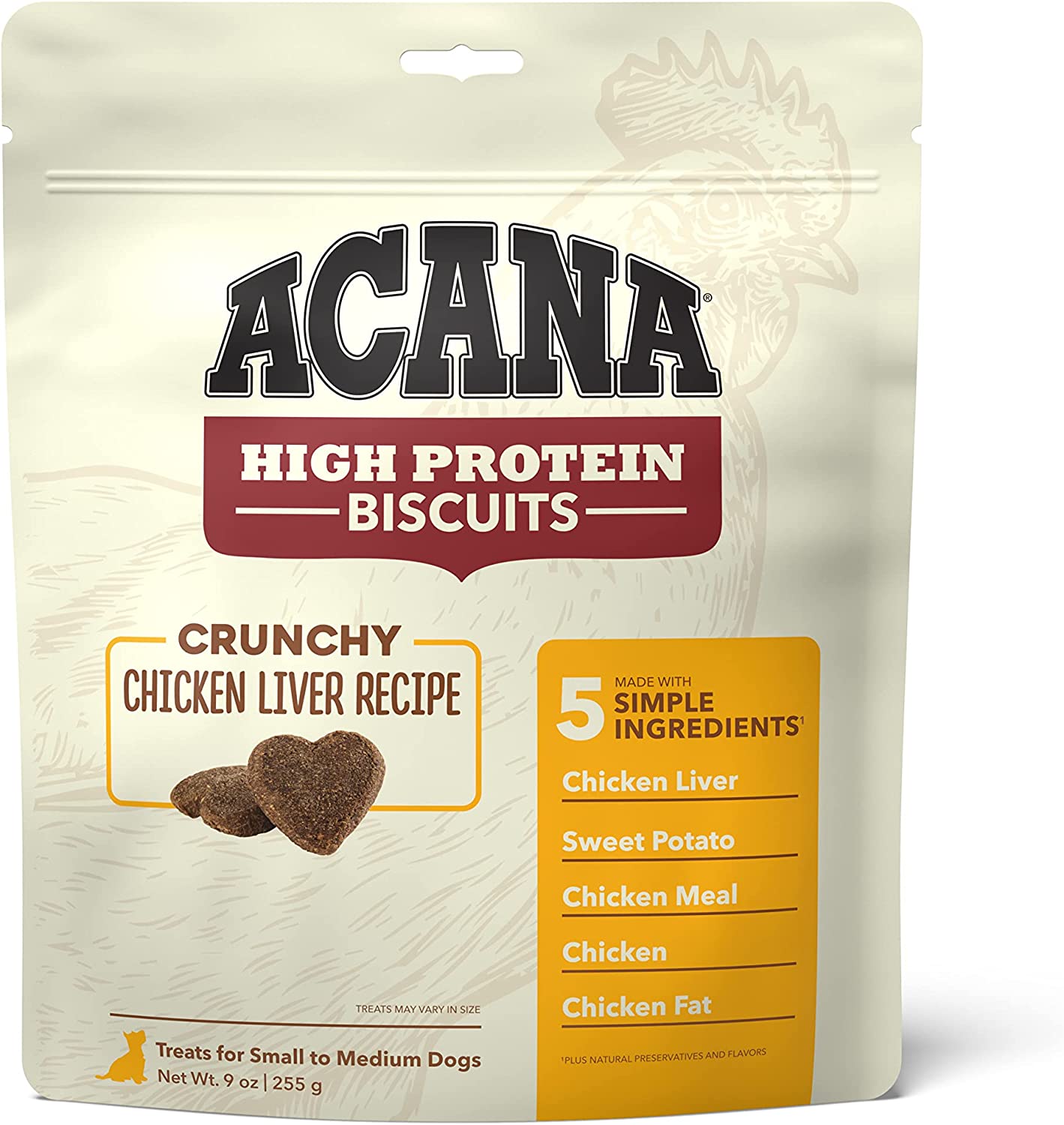 Acana Crunchy Dog Treats 9oz Chicken - BlackPaw