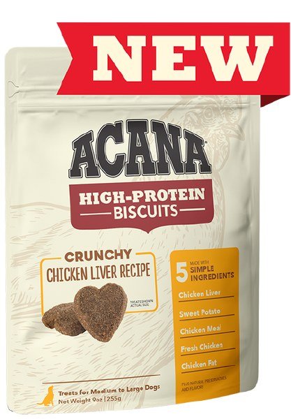 Acana Crunchy Dog Treats 9oz Chicken Liver - BlackPaw - For Every Adventure