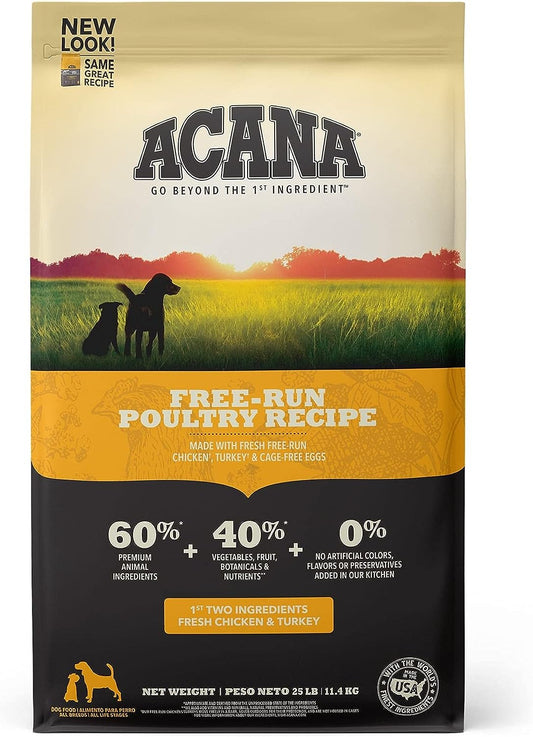 Acana Free-Run Poultry Recipe Dry Dog Food - BlackPaw - For Every Adventure
