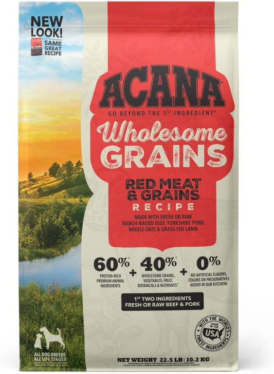 Acana Red Meat & Grains Recipe Dog Food - BlackPaw - For Every Adventure