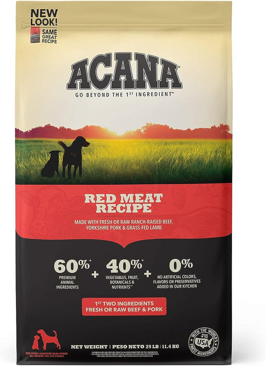 ACANA Red Meat Recipe Grain-Free Dry Dog Food - BlackPaw - For Every Adventure