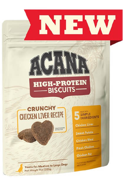 Acana Crunchy Dog Treats 9oz Chicken Liver