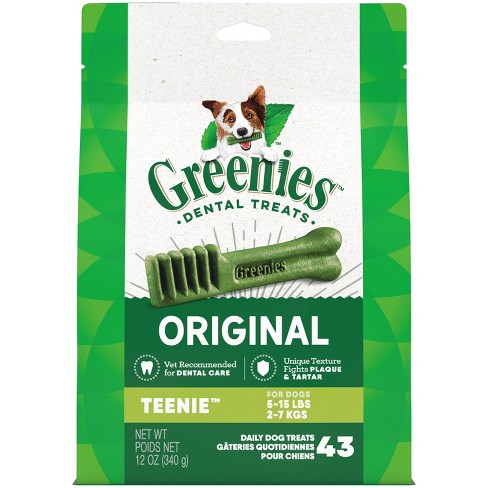 Greenies Original Teenie for Dogs 5-15lbs 12oz