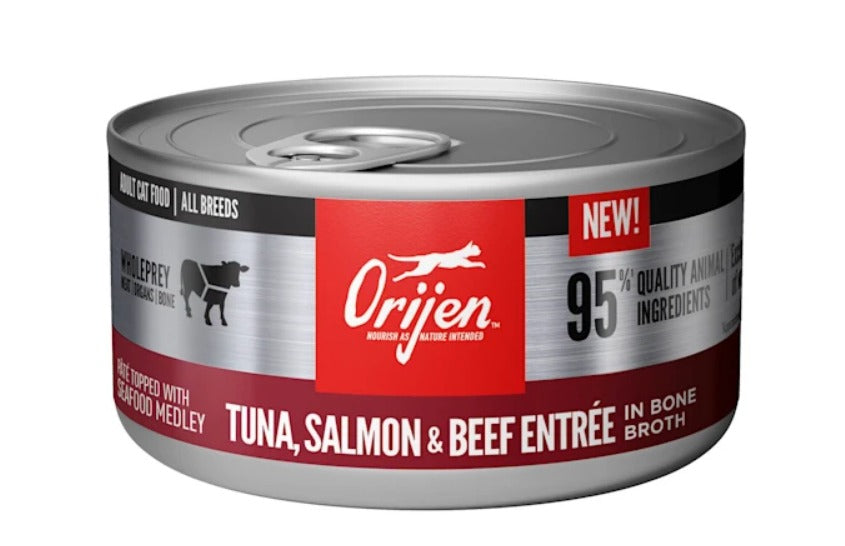 Orijen Cat Tuna, Beef, & Salmon 3oz