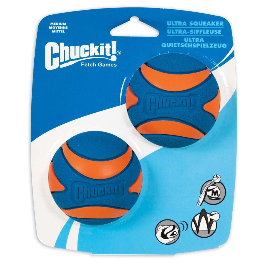 Chuck-It Ultra Squeaker Ball 2 pack