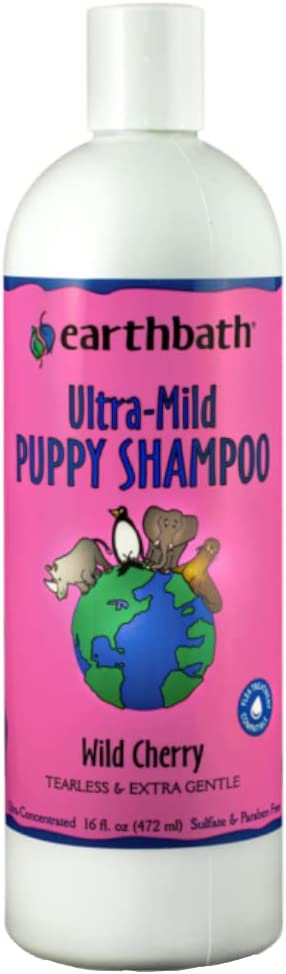 Earthbath Ultra-Mild Puppy Shampoo 16oz Wild Cherry