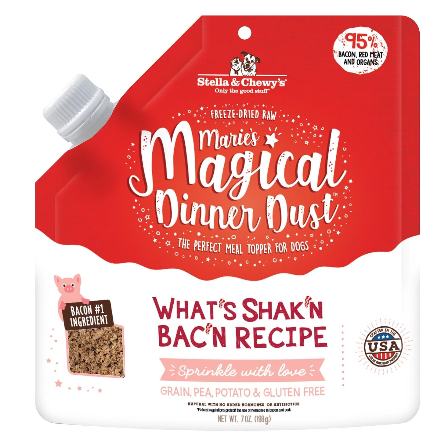 Stella & Chewy’s Freeze-Dried Raw Marie's Magical Dinner Dust 7oz Bacon