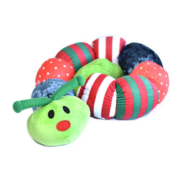Patchwork Holiday Ornaments Caterpillar 43”