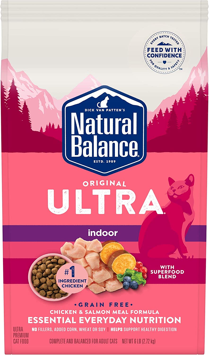 Natural Balance Cat Ultra Indoor Chicken & Salmon 15 LB
