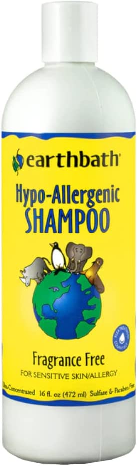 Earthbath Hypo-Allergenic Shampoo 8oz Fragrance Free