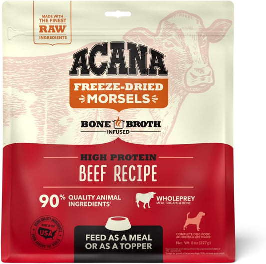 Acana Freeze Dried Dog Food 8oz Beef - BlackPaw - For Every Adventure
