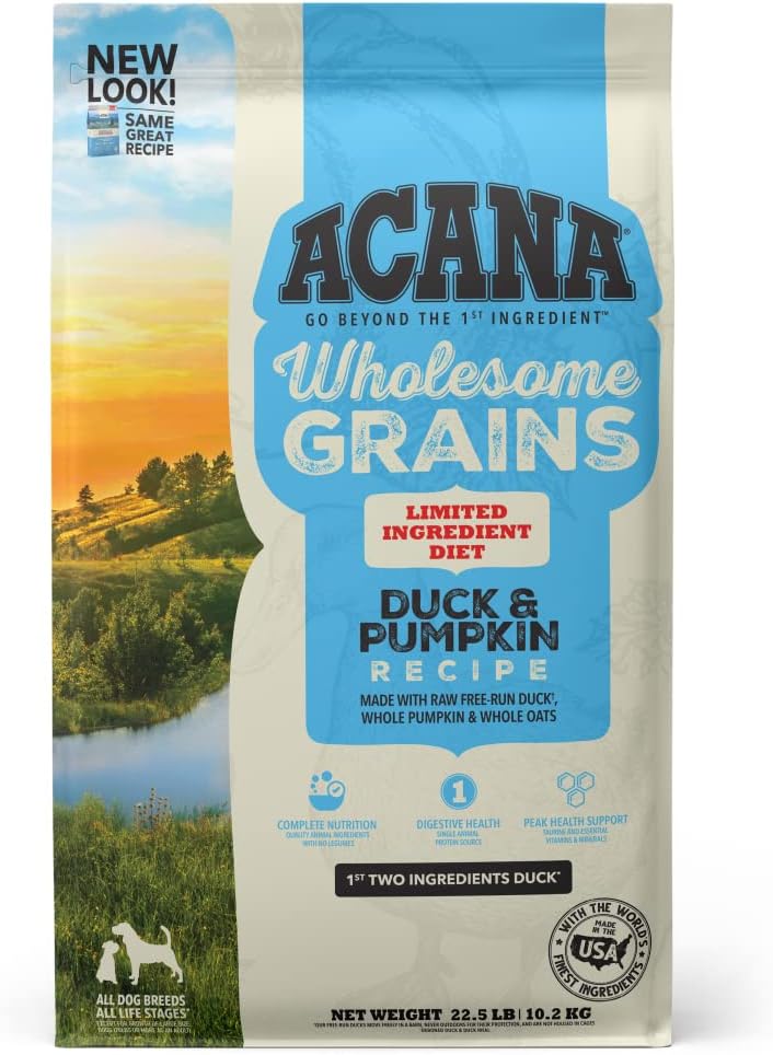 Acana Wholesome Grains Duck & Pumpkin - BlackPaw - For Every Adventure