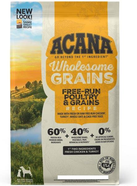 Acana Wholesome Grains Free-Run Poultry & Grains - BlackPaw - For Every Adventure
