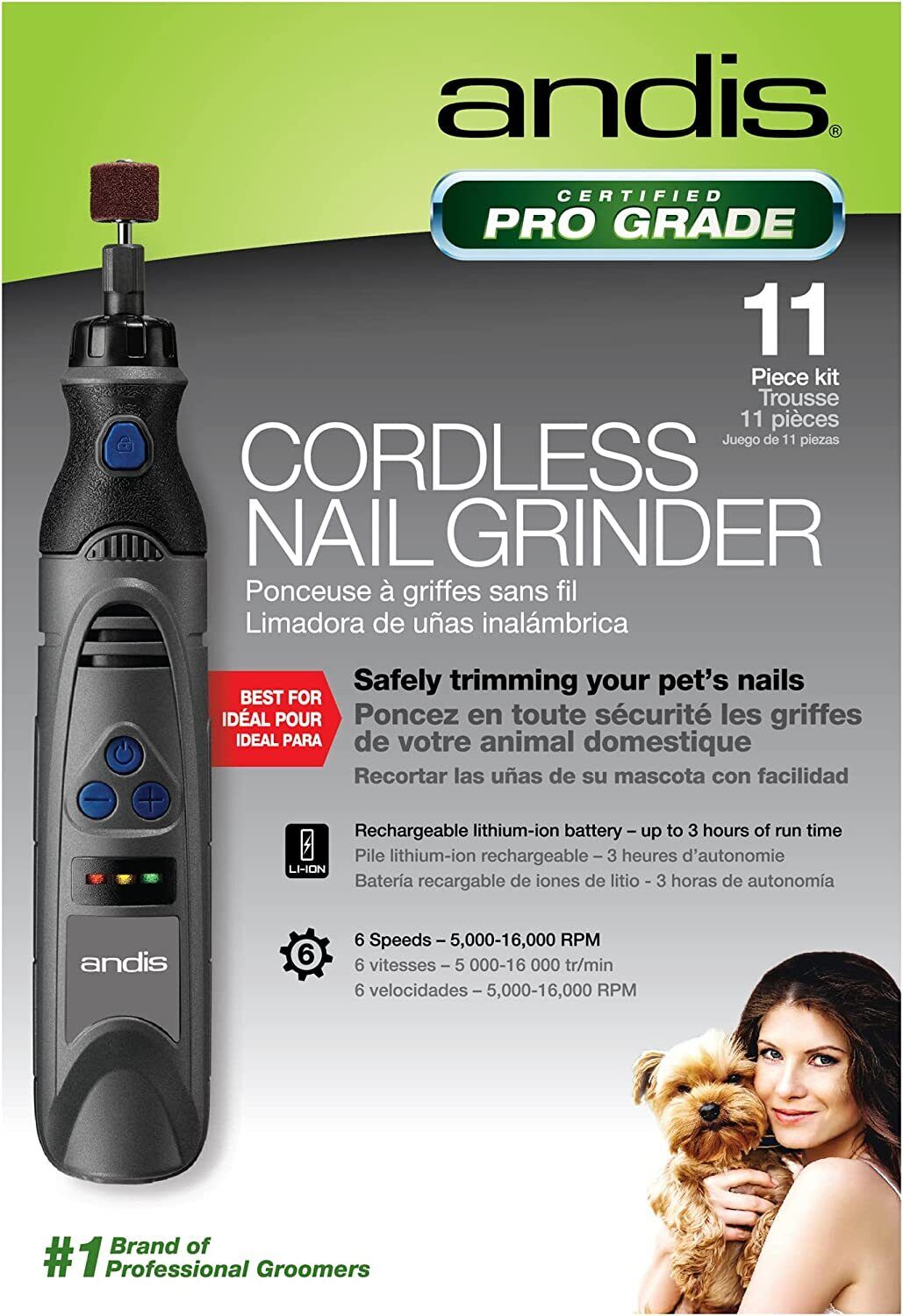 Andis Cordless Nail Grinder - BlackPaw - For Every Adventure