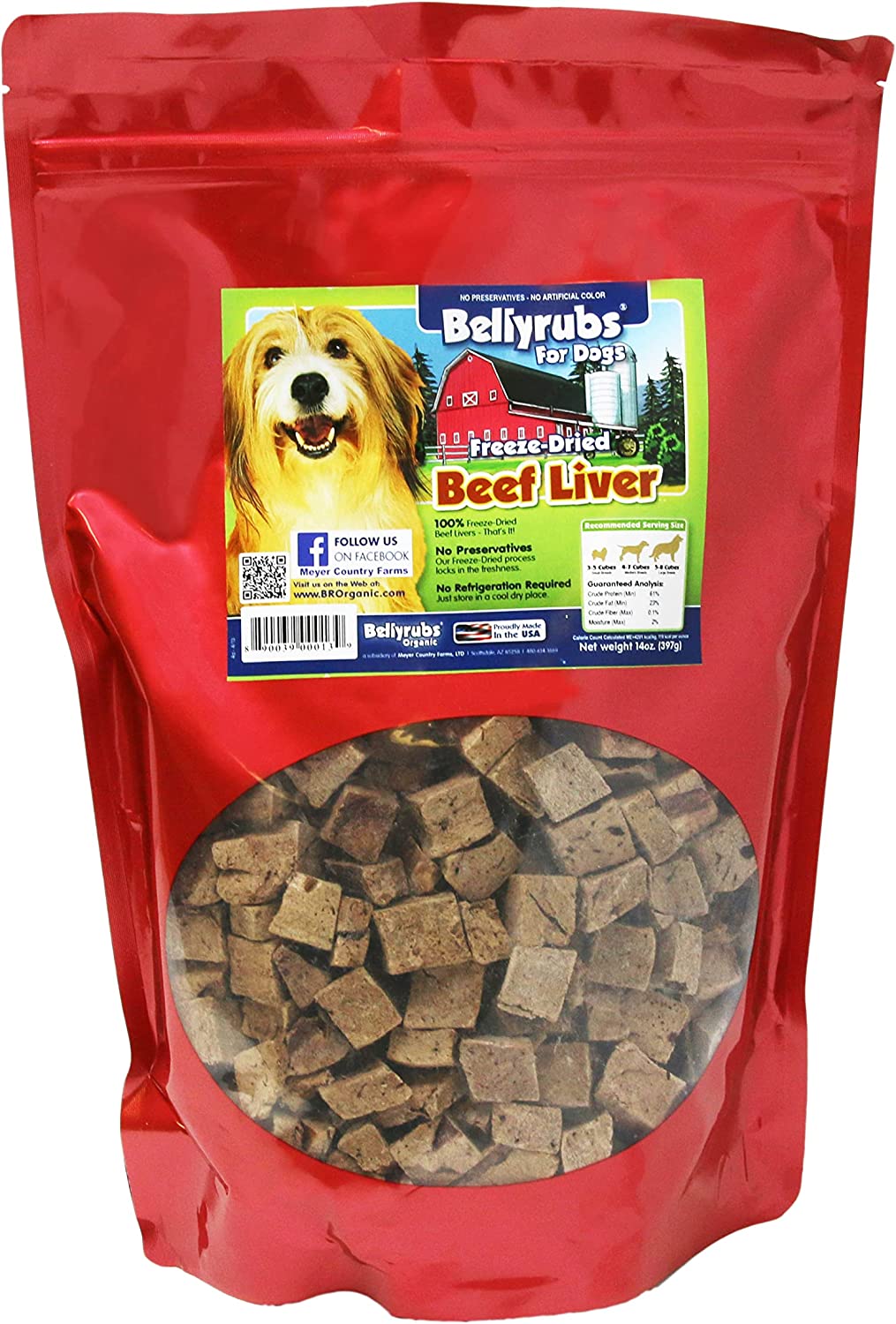 Belly Rubs Freeze Dried Beef Liver - BlackPaw - For Every Adventure