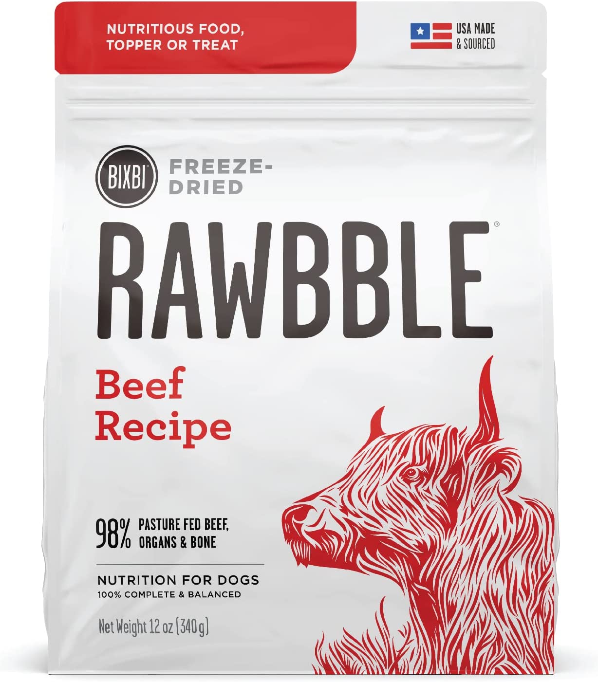 Bixbi Freeze Dried Rawbble Beef - BlackPaw - For Every Adventure