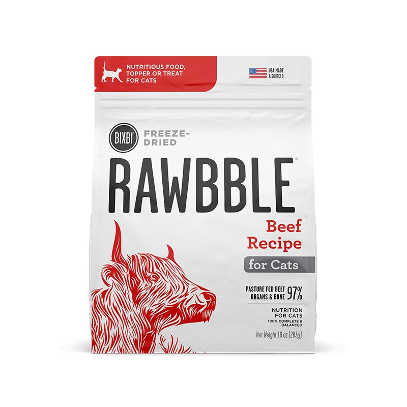 Bixbi Freeze-Dried Rawbble For Cats Beef - BlackPaw - For Every Adventure