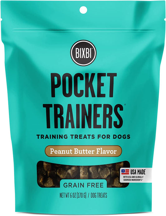Bixbi Grain Free Pocket Trainers 6oz Peanut Butter - BlackPaw