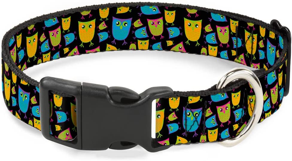 Buckle-Down Collar Multi Owls - BlackPaw - For Every Adventure