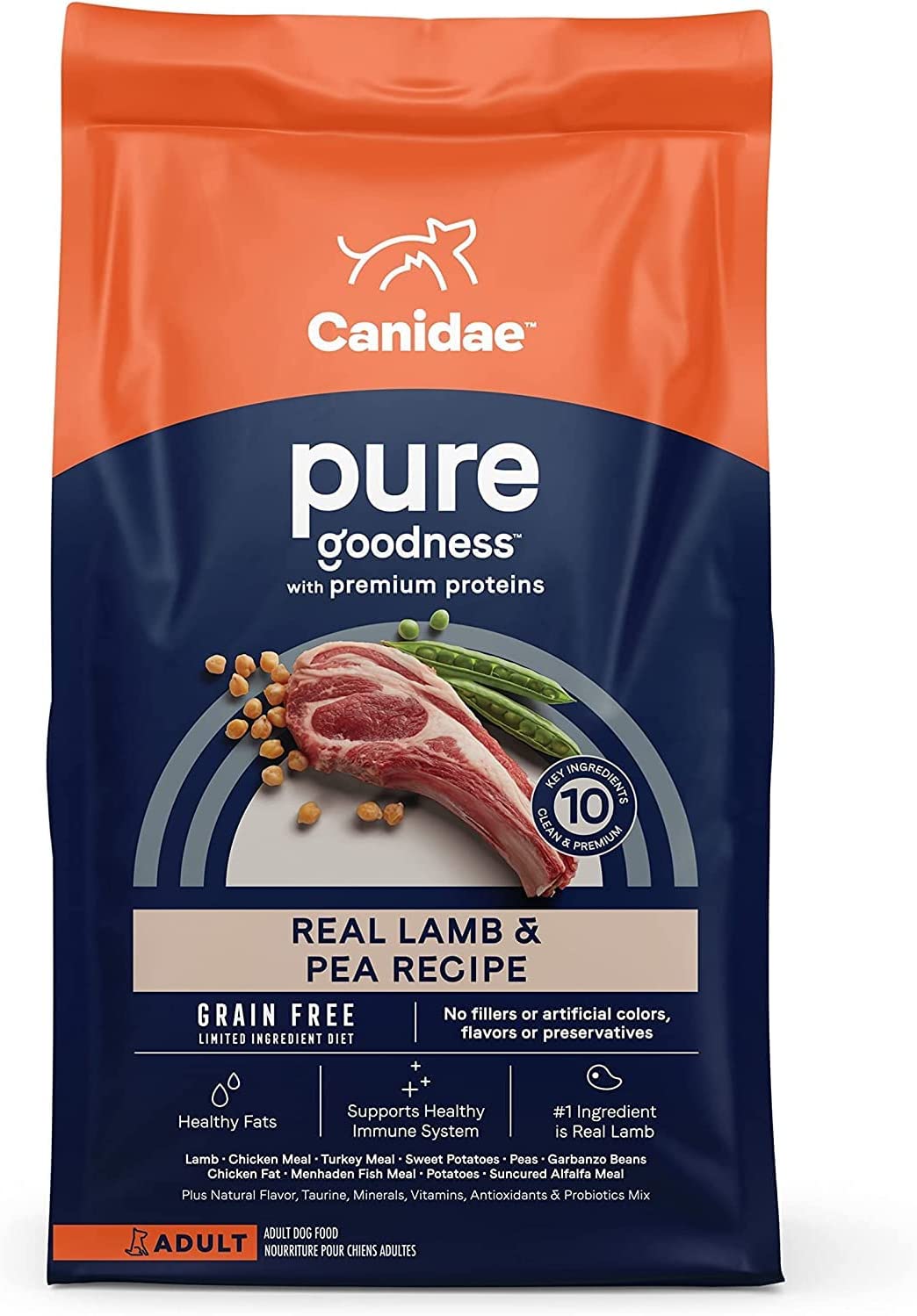 Canidae Pure Adult Real Lamb & Pea - BlackPaw