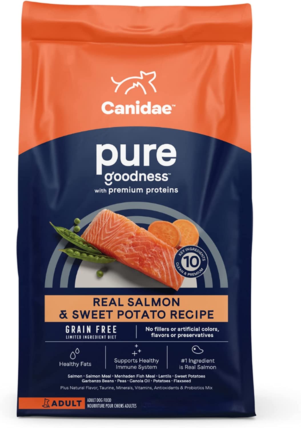 Canidae Pure Adult Salmon and Sweet Potato - BlackPaw - For Every Adventure