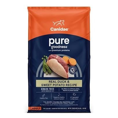 Canidae Pure limitedingredient Pure Duck and Sweet Potato Recipe 24lb - BlackPaw - For Every Adventure