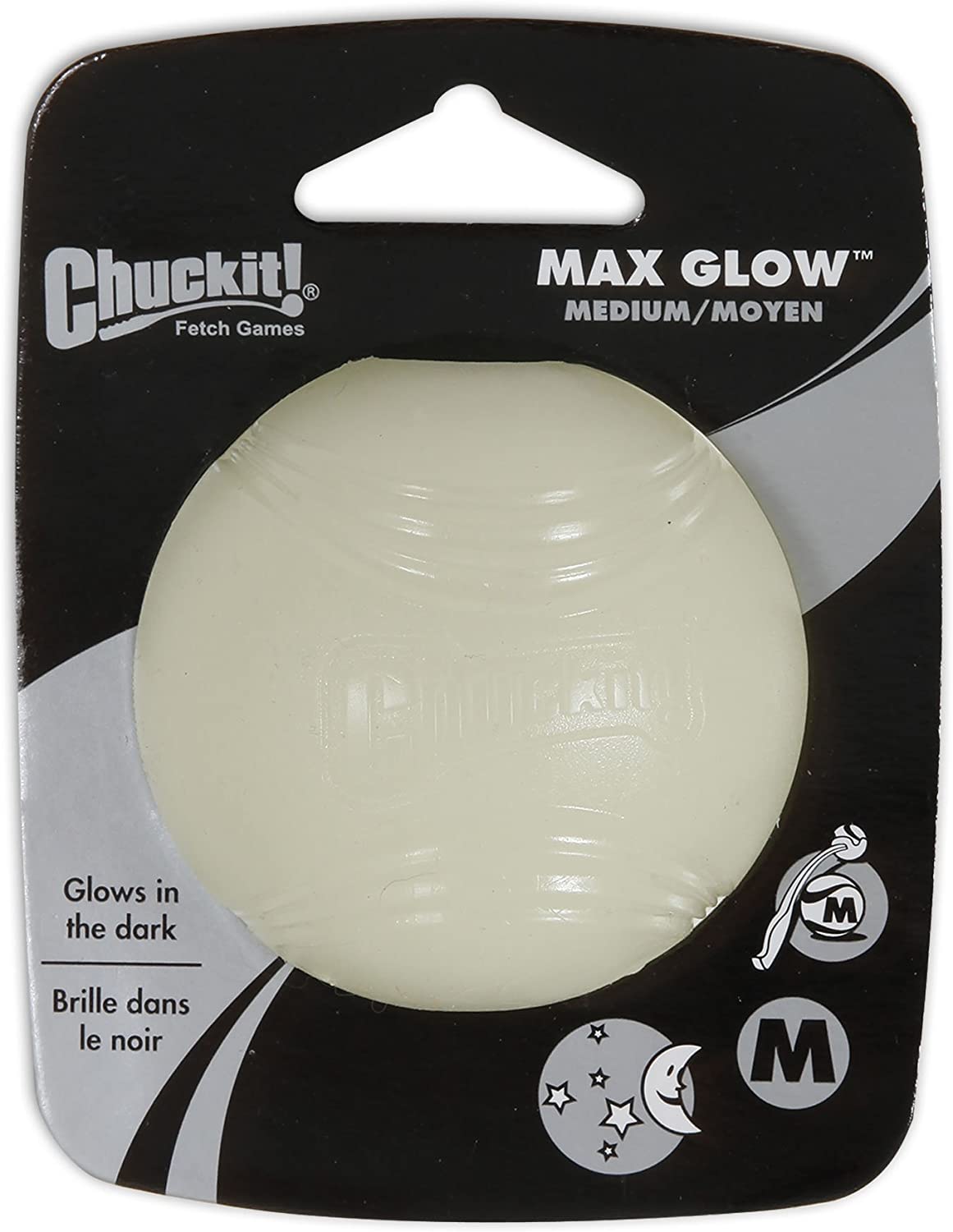 Chuckit Max Glow Ball M - BlackPaw - For Every Adventure