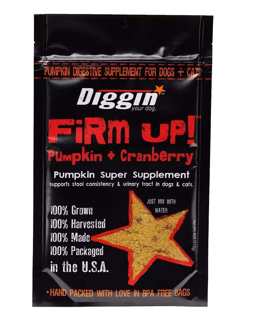 Diggin Firm Up Pumpkin & Cranberry Digestive Aid 4oz - BlackPaw