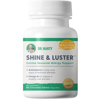 Dr. Marty Shine & Luster Canine Allergy Support 60ct - BlackPaw