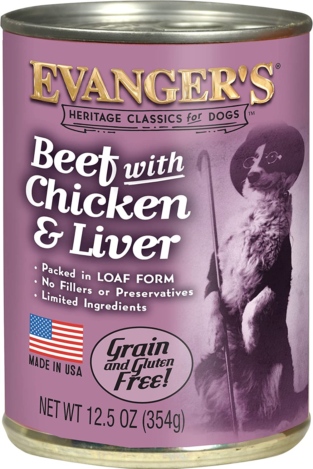 Evanger's Beef W/ Chicken & Liver 12.8oz - BlackPaw - For Every Adventure