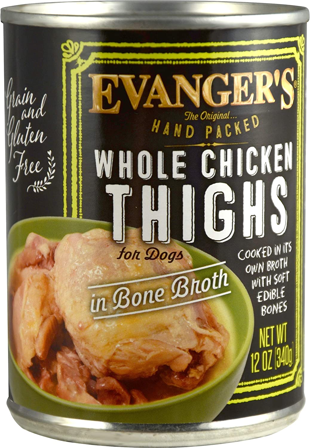Evanger's Whole Chicken Thighs 12oz - BlackPaw - For Every Adventure