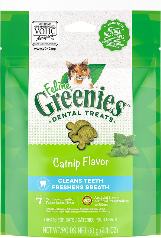 Feline Greenies Dental Treats Catnip Flavor - BlackPaw - For Every Adventure