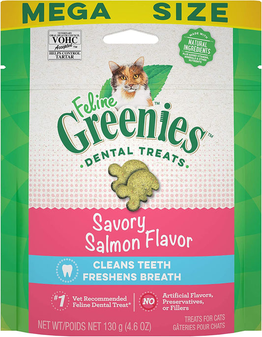 Feline Greenies Dental Treats Salmon Flavor - BlackPaw - For Every Adventure