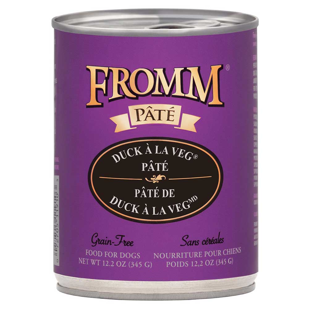Fromm 12.2oz Duck a la Veg Pate - BlackPaw - For Every Adventure