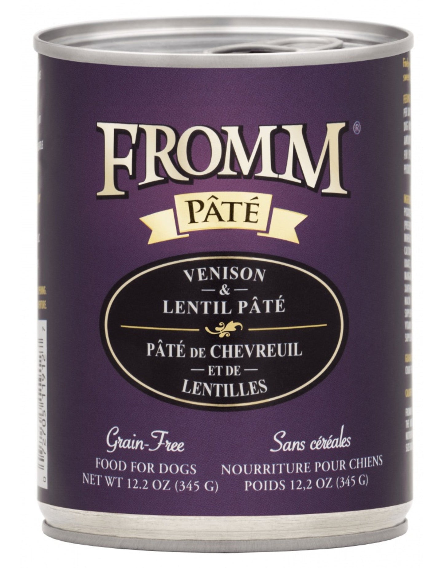 Fromm 12.2oz Venison and Lentil Pate - BlackPaw - For Every Adventure