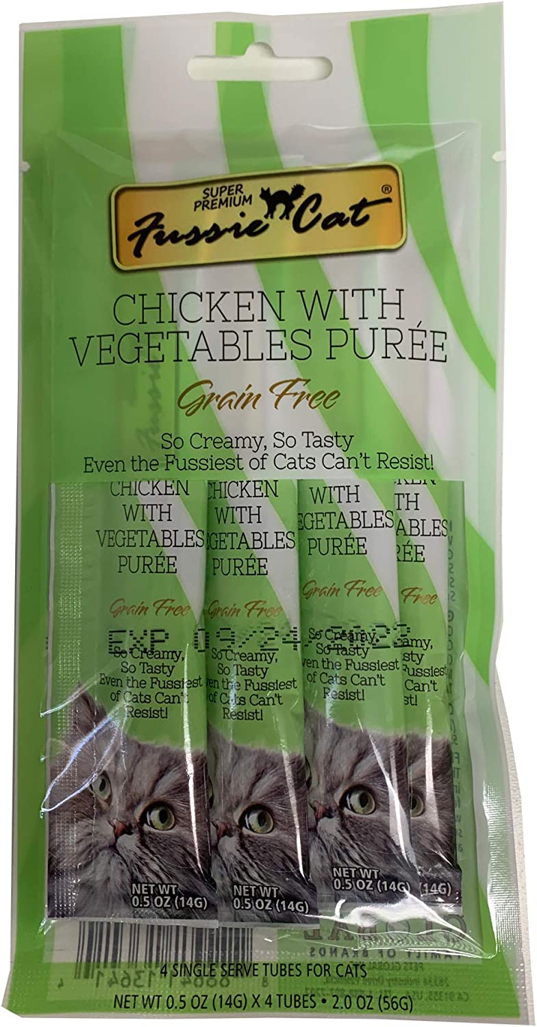 Fussie Cat Singles Chicken w/ Vegetables 4ct - BlackPaw - For Every Adventure