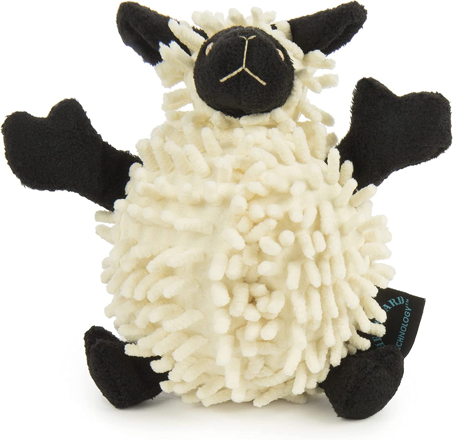 goDog Fuzzy Wuzzy Lamb White Small - BlackPaw