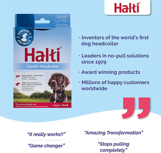 Halti Opti-fit Headcollar Large - BlackPaw - For Every Adventure