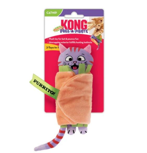 Kong Pull-a-Partz Purrito - BlackPaw - For Every Adventure