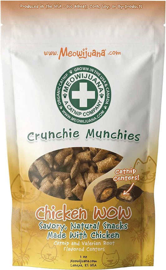 Meowijuana Crunchie Munchies Chicken 3oz - BlackPaw - For Every Adventure