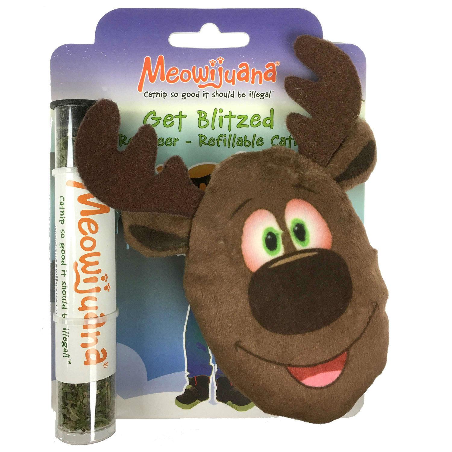 Meowijuana Get Blitzed Catnip Reindeer - BlackPaw - For Every Adventure