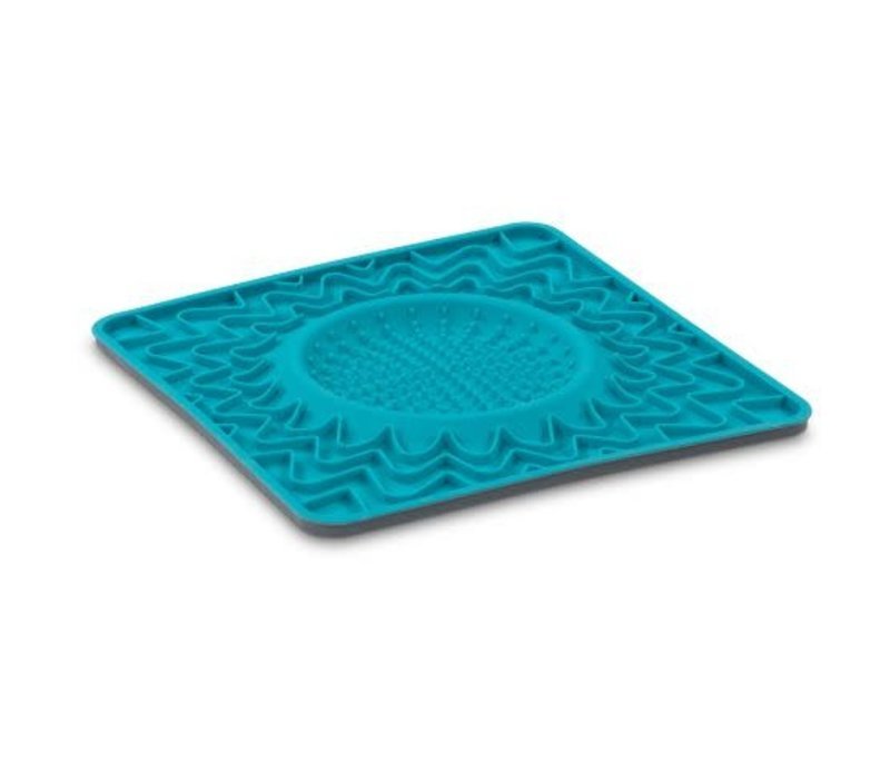Messy Mutts Licking Bowl Mat Blue - BlackPaw
