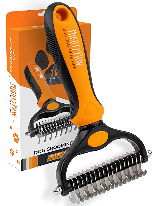 Mighty Paw Dog Grooming Rake - BlackPaw - For Every Adventure