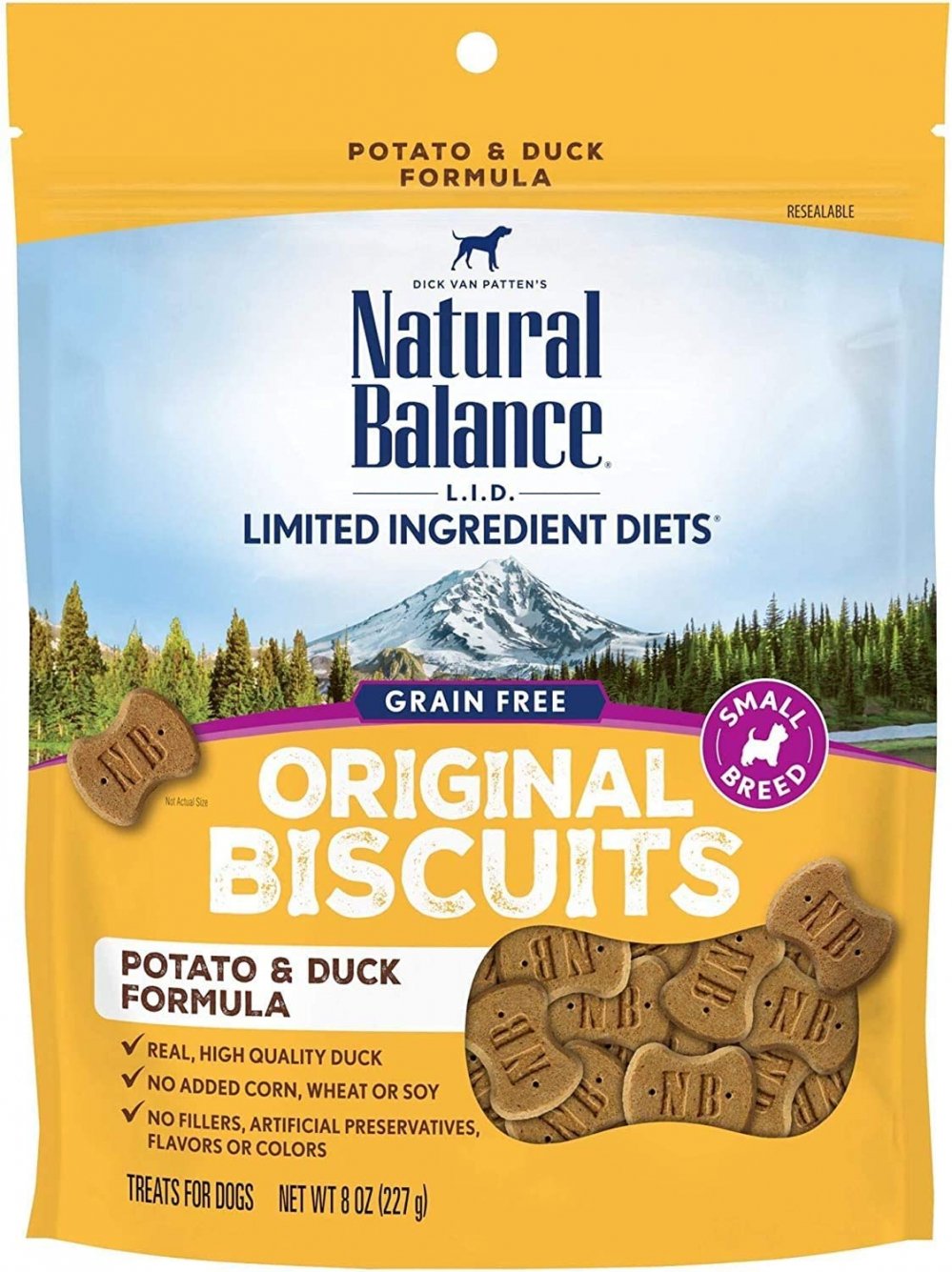 Natural Balance Original Biscuits Potato and Duck Small Breed - BlackPaw - For Every Adventure