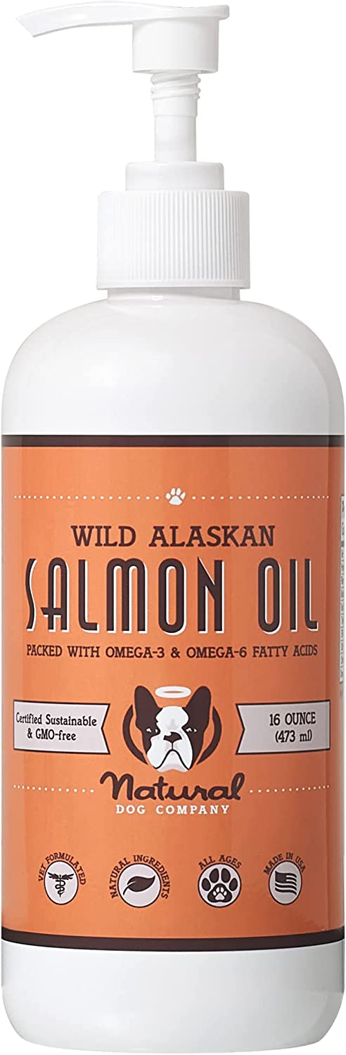 Natural Dog Company Wild Alaska Salmon Oil 16oz - BlackPaw - For Every Adventure