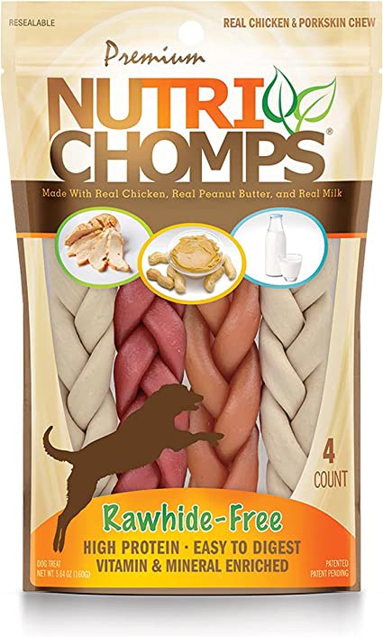 Nutri Chomps 6” Braided - BlackPaw - For Every Adventure