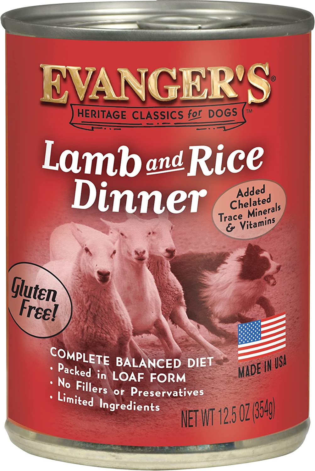 Evanger's Lamb & Rice 12.5oz