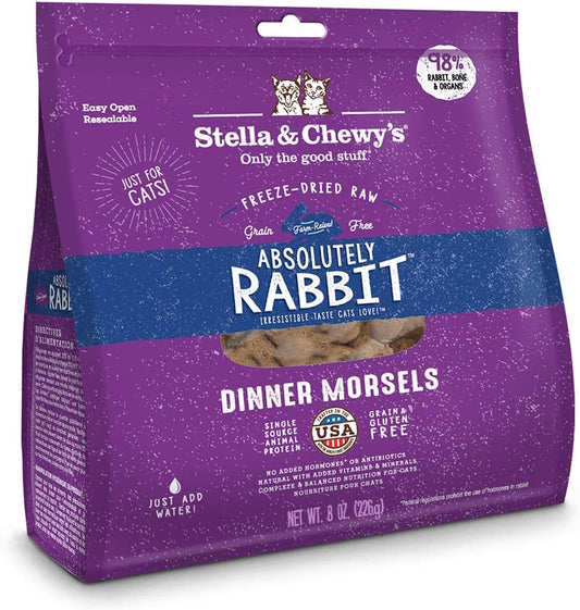 Stella & Chewy’s Cat Freeze-Dried Raw Dinner Morsels Rabbit