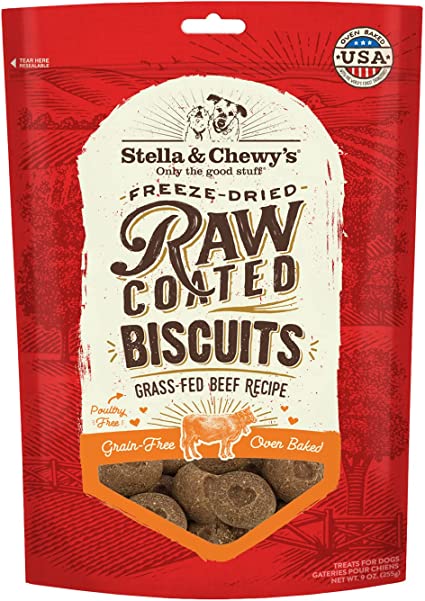 Stella & Chewy’s Raw Coated Biscuits Beef