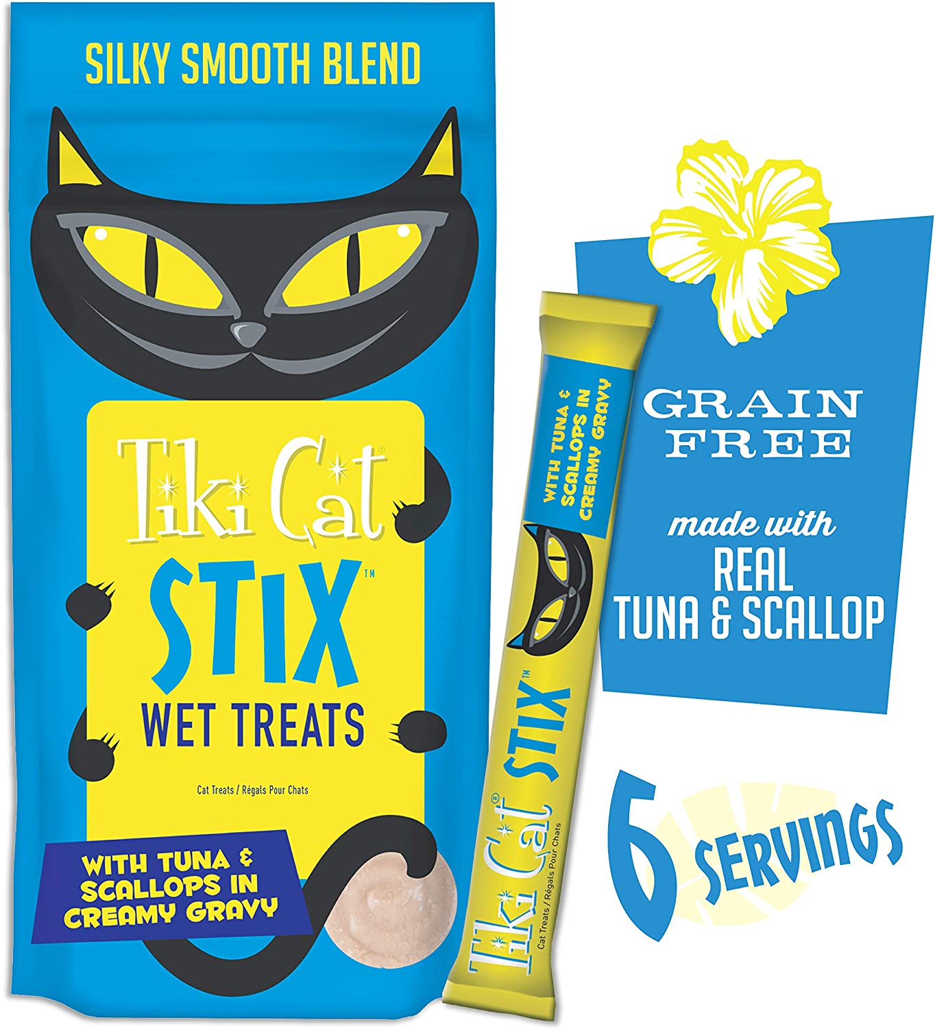 Tiki Cat Stix Tuna & Scallops 3oz